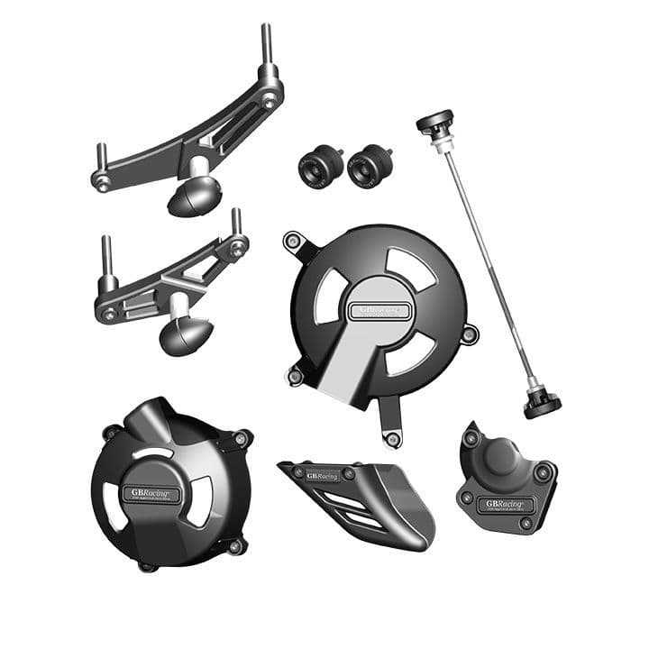GB Racing Triumph Daytona 675 06-10 / Street Triple 07-10 Protection Bundle STOCK (6mm Stands)