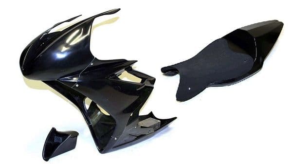 Triumph Daytona 675 2013> Complete Set of Race Fairings & Seat with Seatpad & Airtube